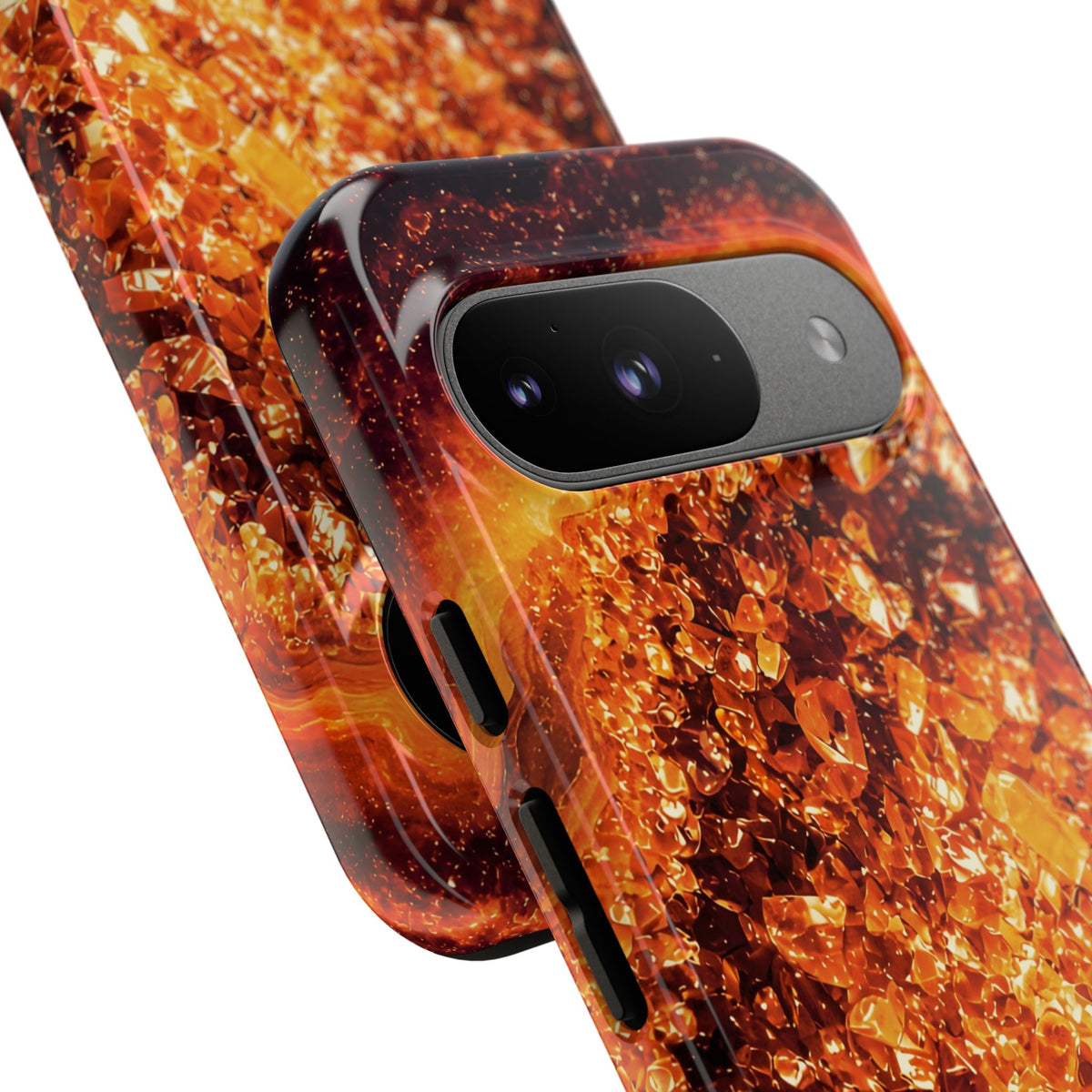 Geode Core - Molten Lava Phone Case