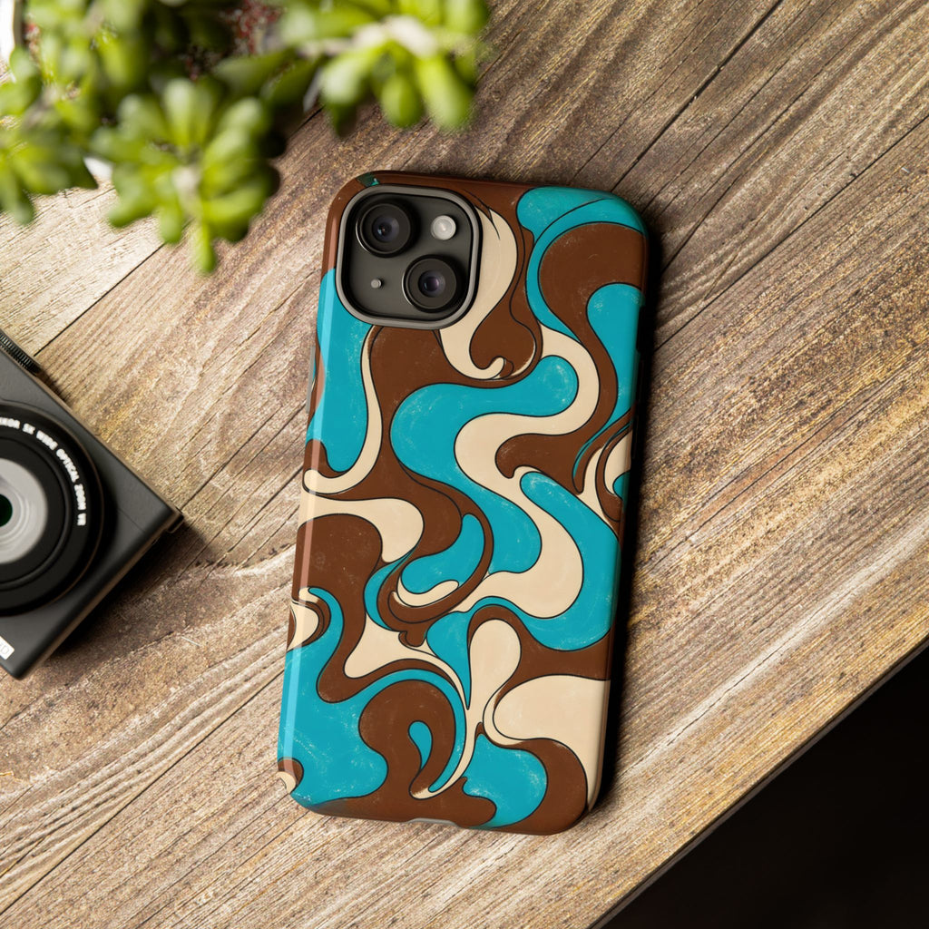 Fillmore Flow - Turquoise & Chocolate Phone Case