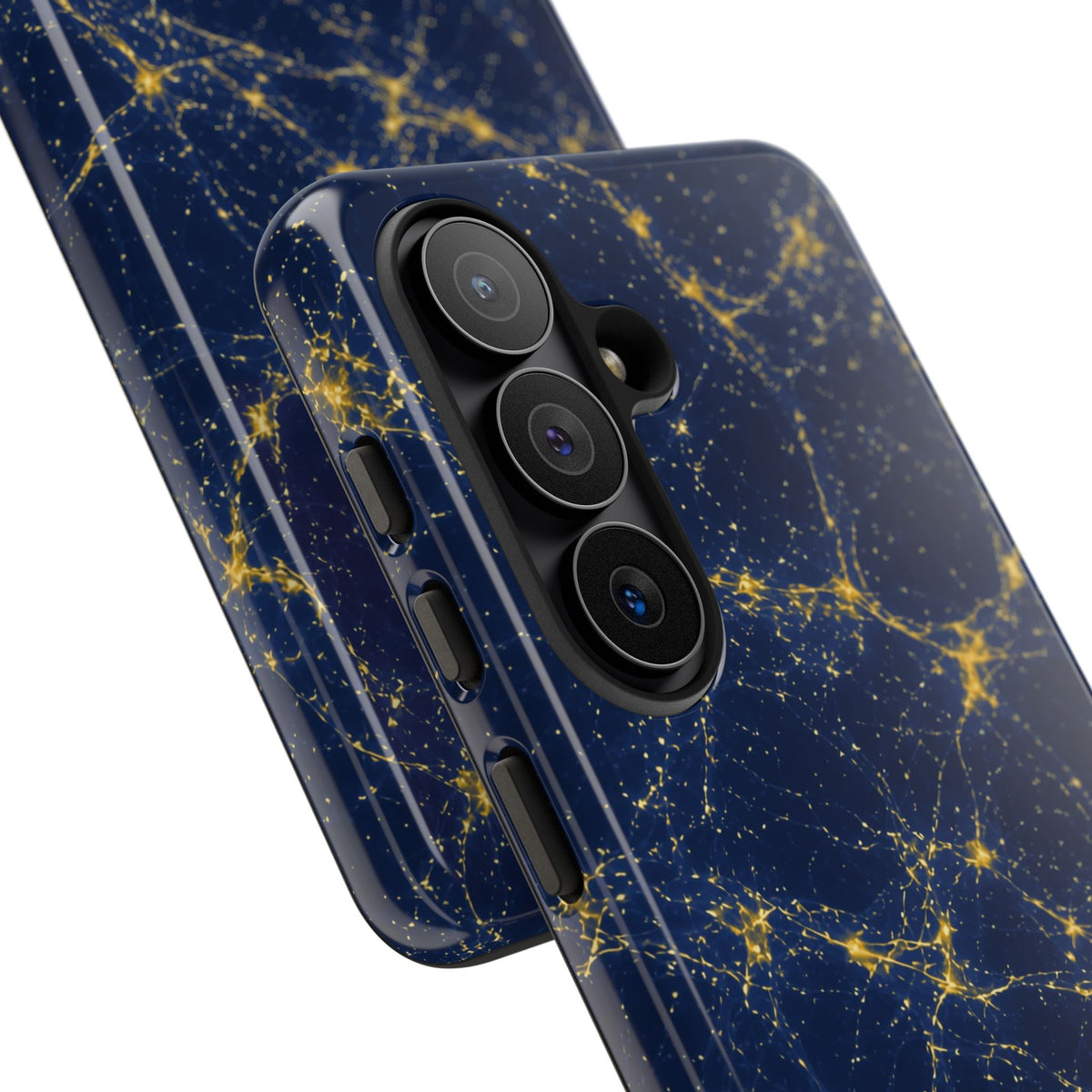 Neon Mycelium - Mustard Navy Phone Case
