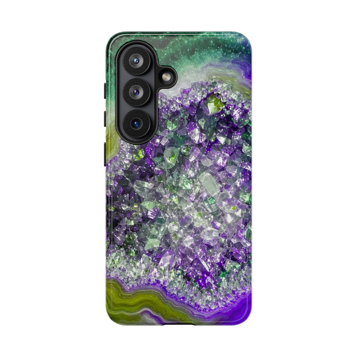 Geode Core - Ruby Emerald Phone Case