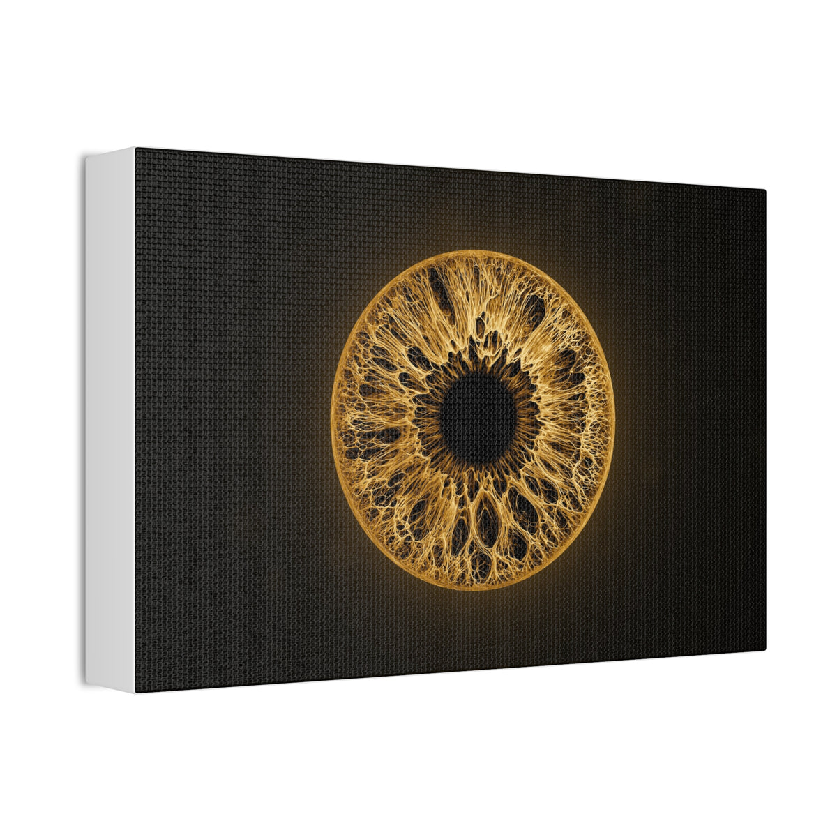 BLXNTT Iris – Lace Web Amber Glossy Canvas