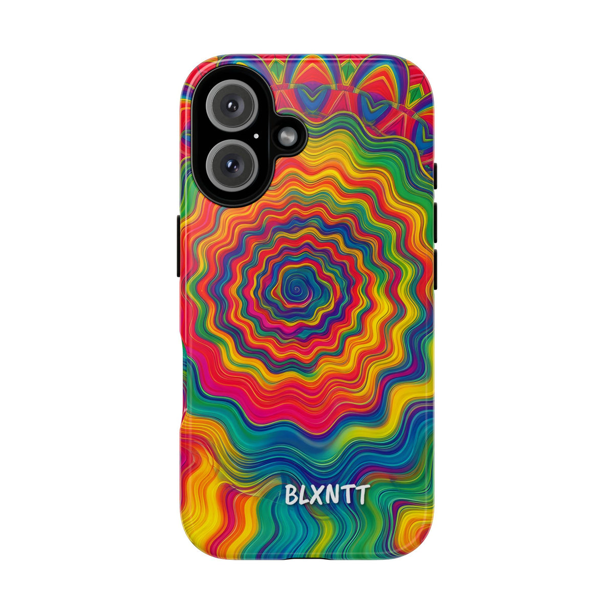 Hypnotic Rainbow Ripple Phone Case