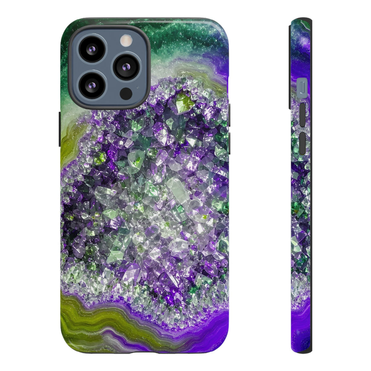 Geode Core - Ruby Emerald Phone Case