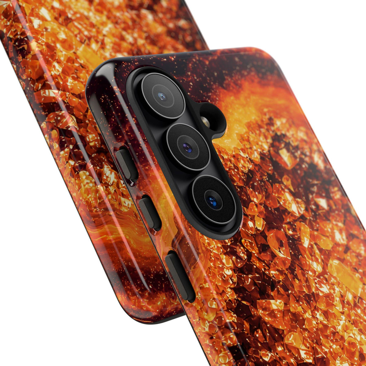 Geode Core - Molten Lava Phone Case