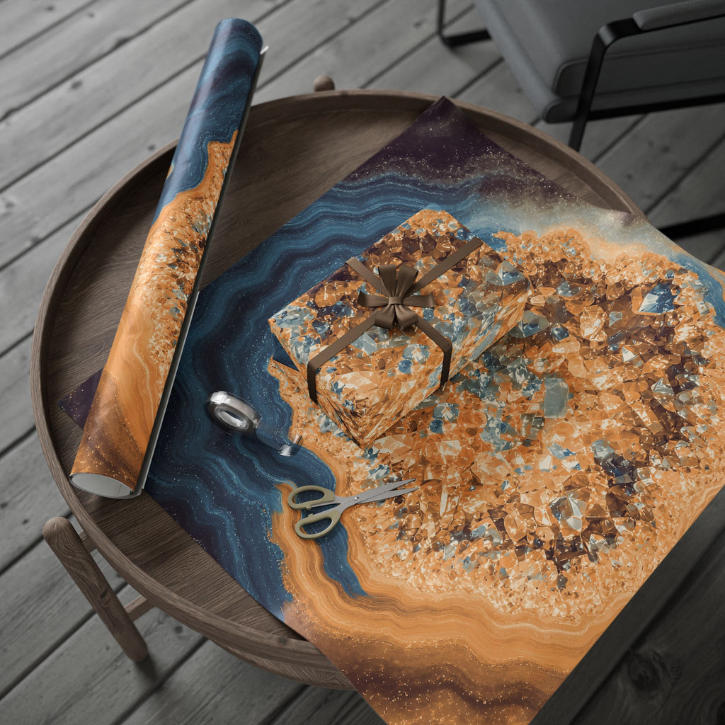 Geode Core - Desert Mirage Wrapping Paper