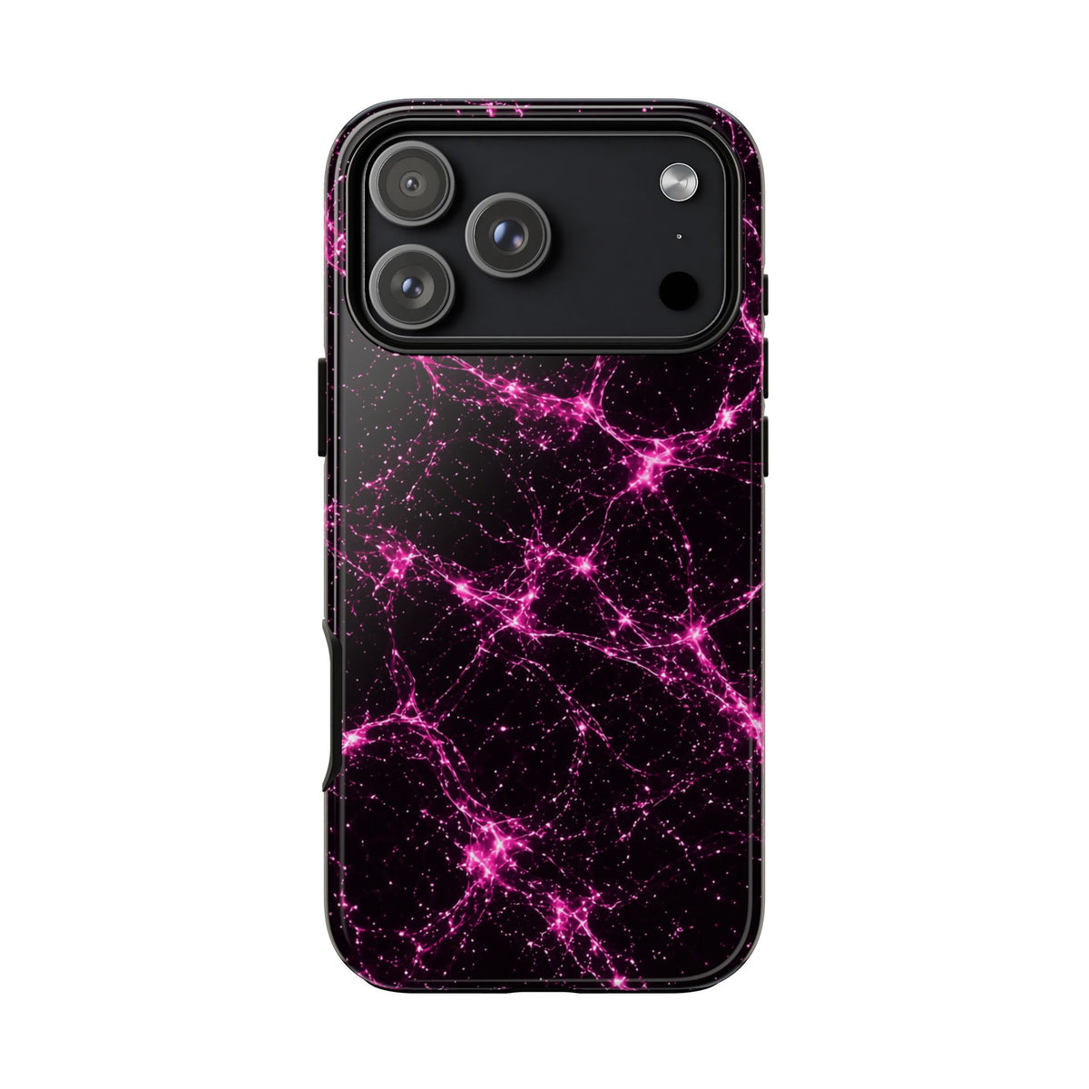 Neon Mycelium - Hot Pink Pulse Phone Case