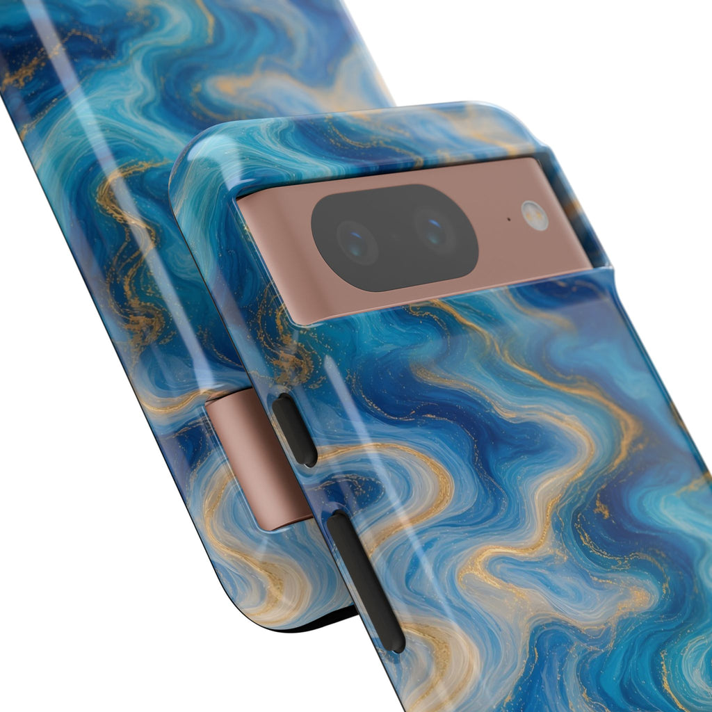 Ocean Blue Marble Phone Case