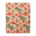 Candy Cane Trippy Christmas Sherpa Blanket