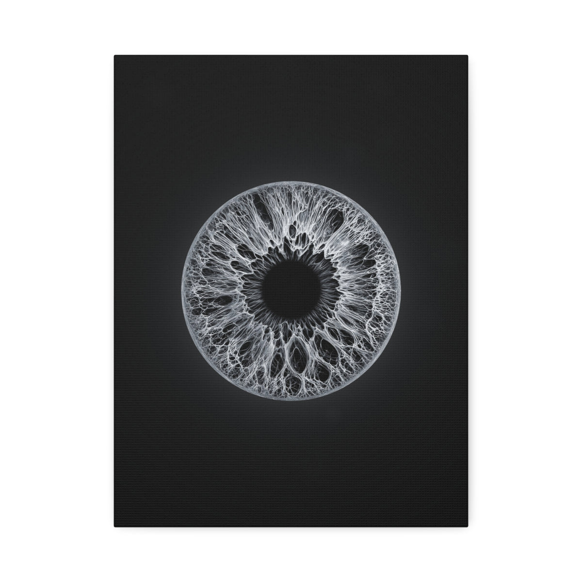 BLXNTT Iris – Lace Web Gray Glossy Canvas