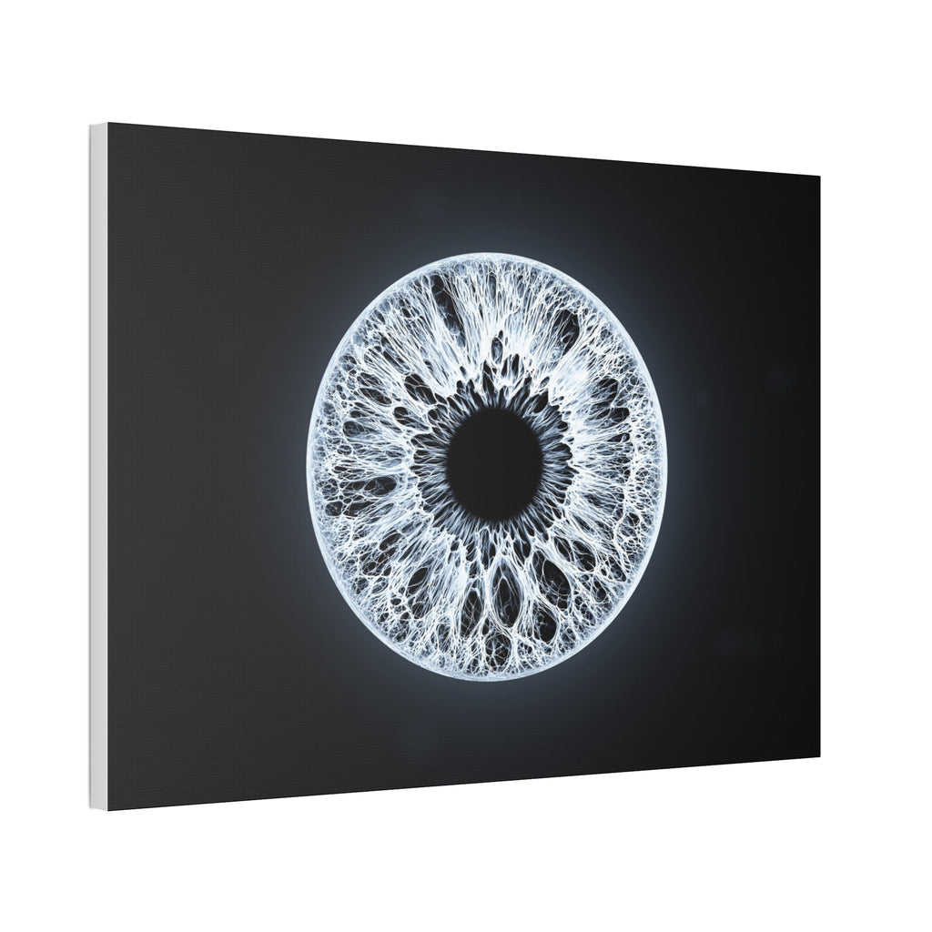BLXNTT Iris – Lace Web Ice Silver Glossy Canvas