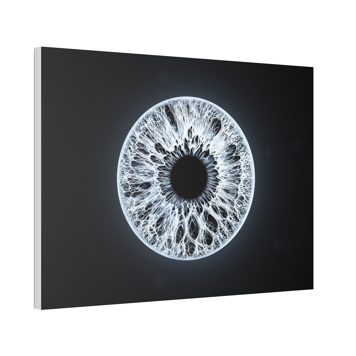 BLXNTT Iris – Lace Web Ice Silver Glossy Canvas