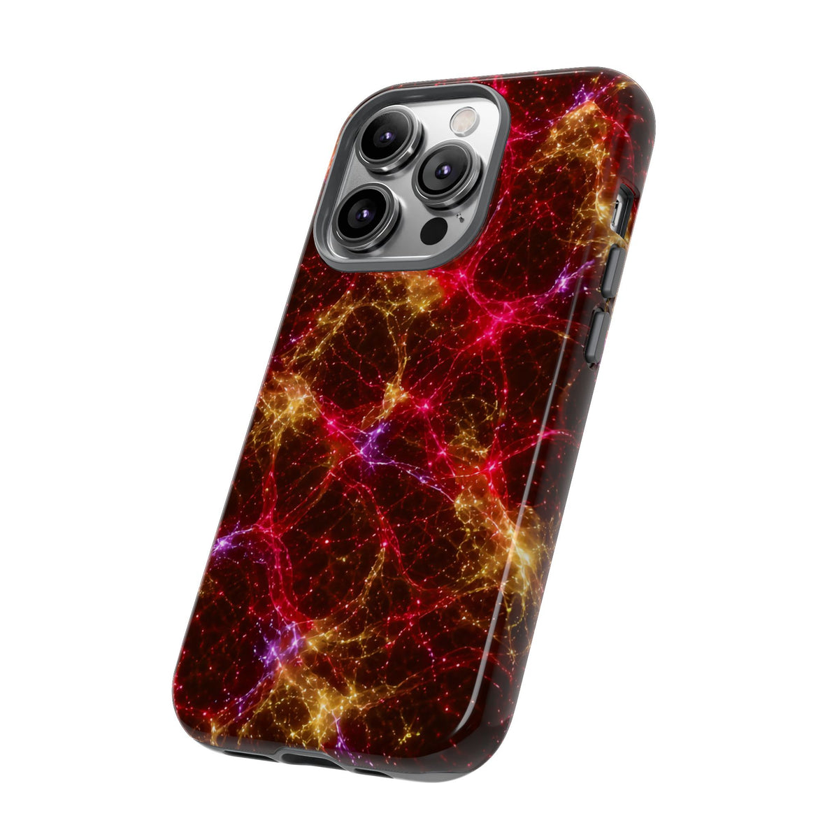 Neon Mycelium - Rainbow Nerve Phone Case