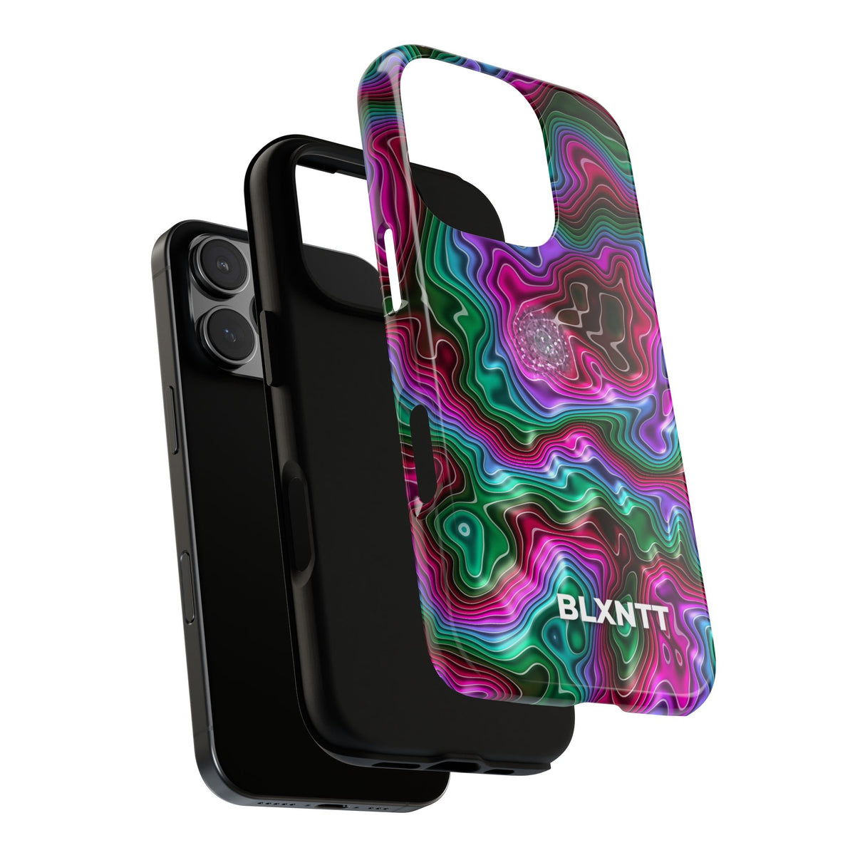 Neon Agate Phone Case