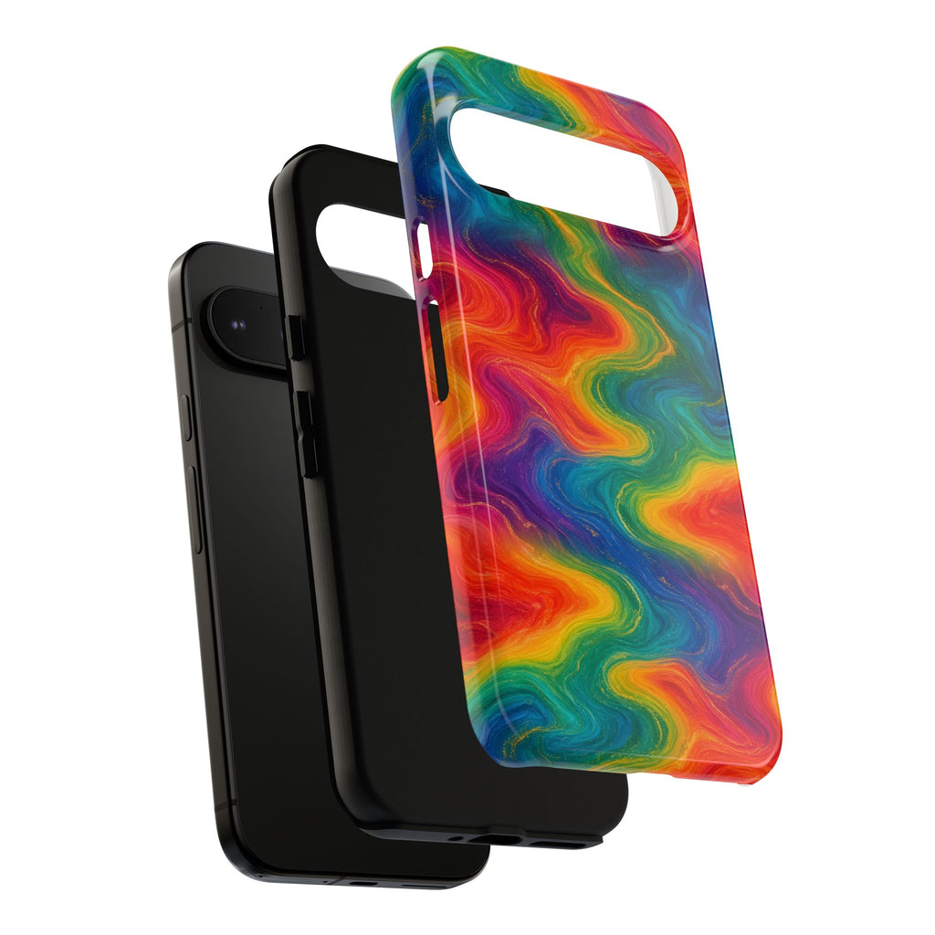 Rainbow Marble Phone Case