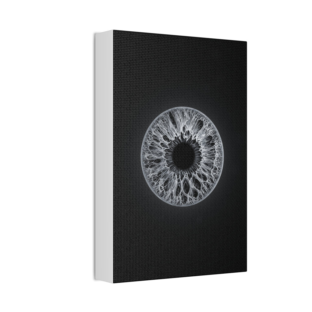 BLXNTT Iris – Lace Web Gray Glossy Canvas