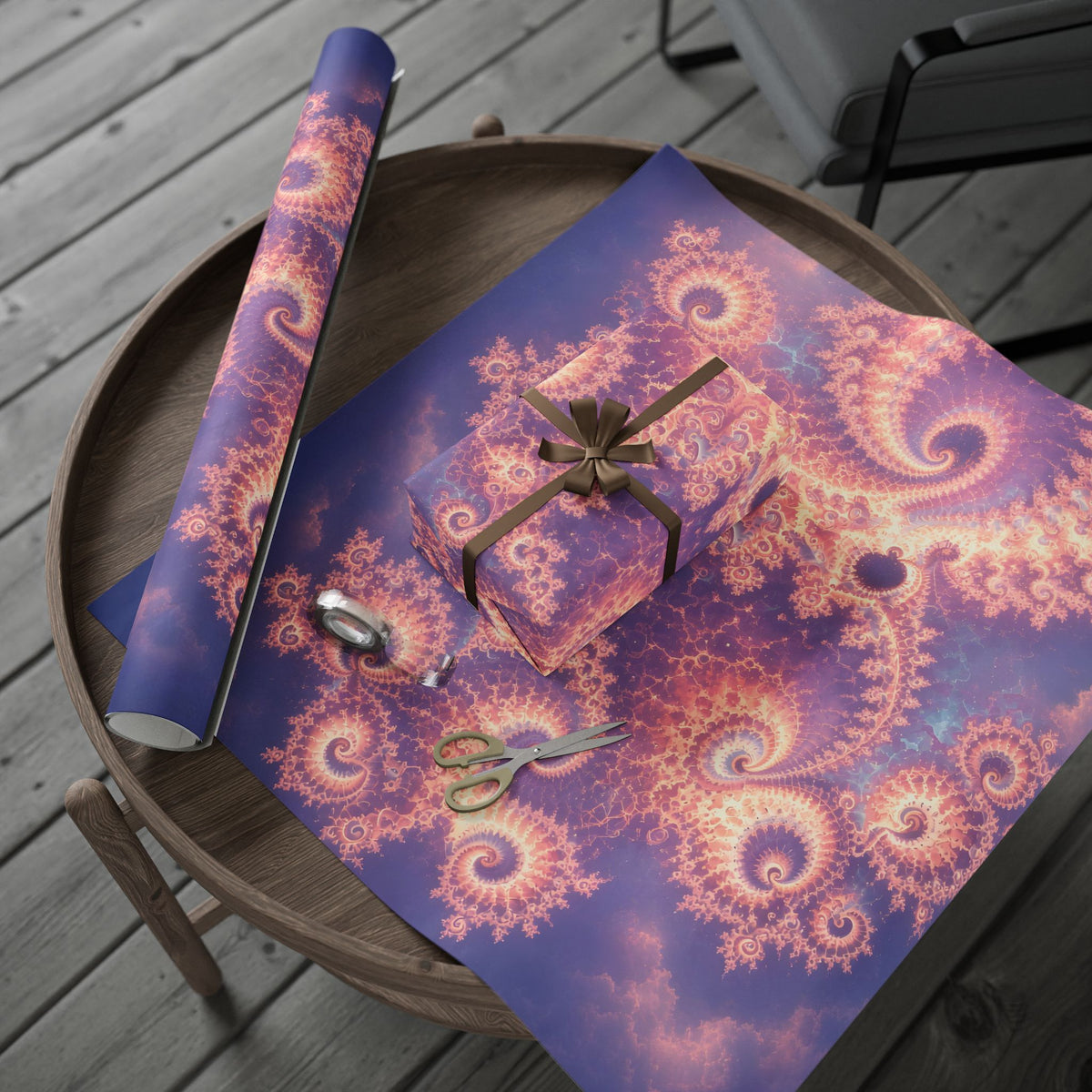 Copper Infinity - Opalescent Sunrise Wrapping Paper