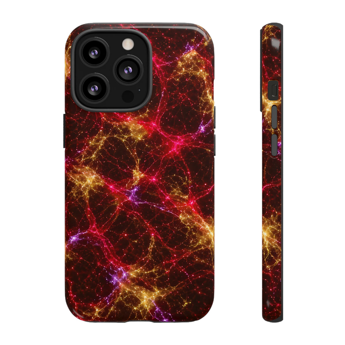 Neon Mycelium - Rainbow Nerve Phone Case