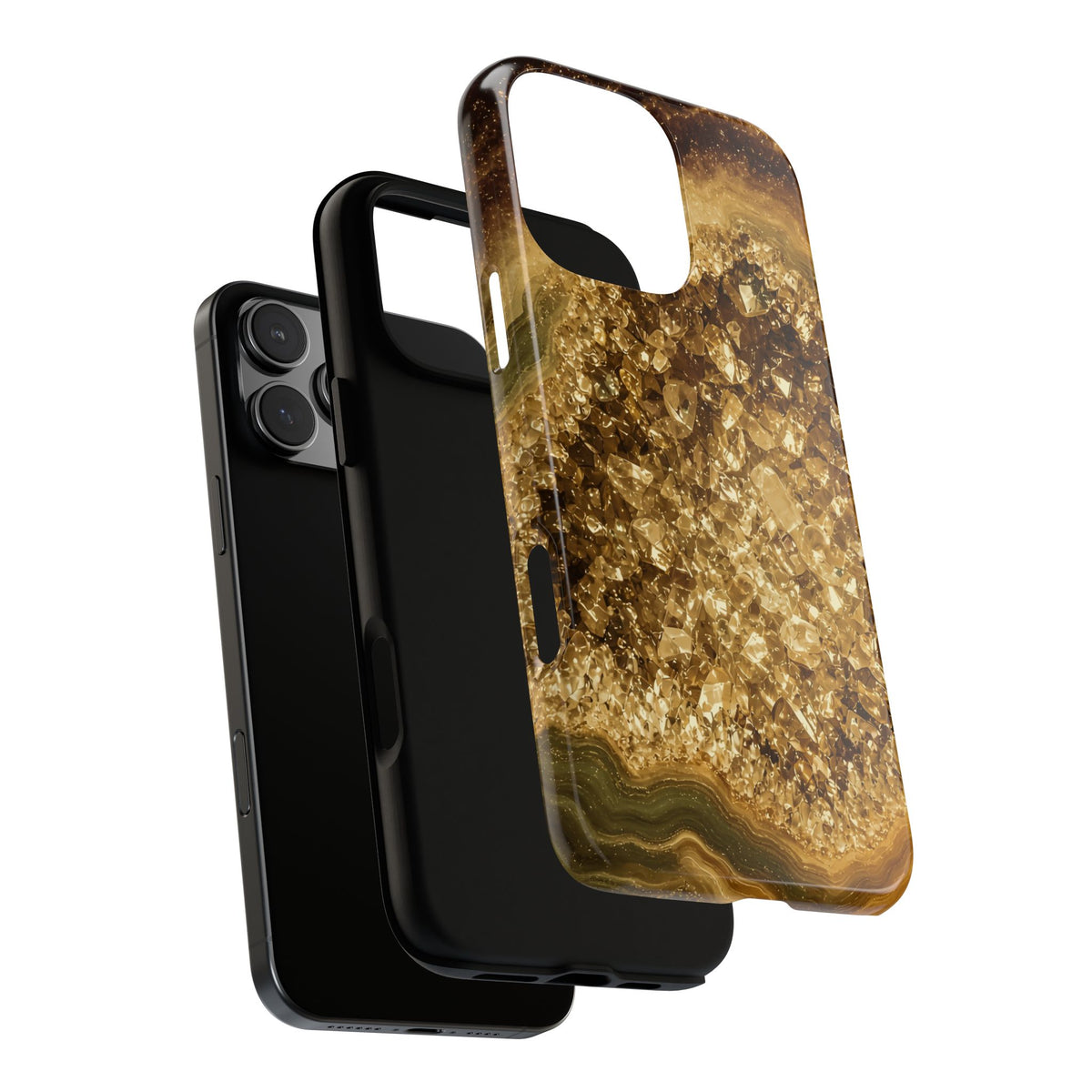 Geode Core - Gold Vein Phone Case