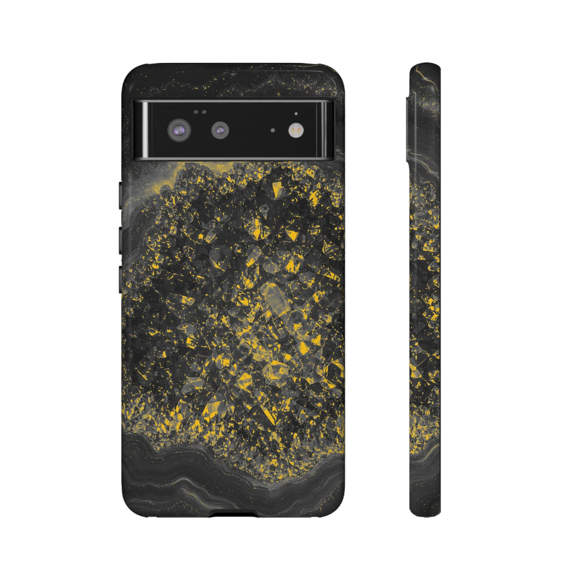 Geode Core - Mono Gold Spark Phone Case