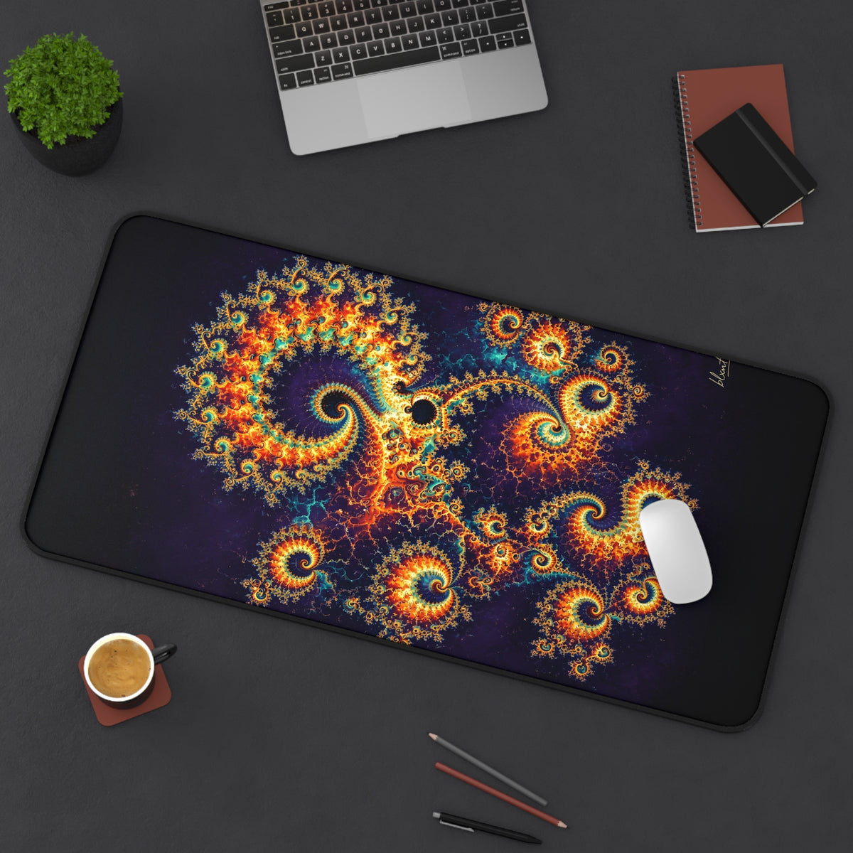 Copper Infinity - Infrared Desk Mat