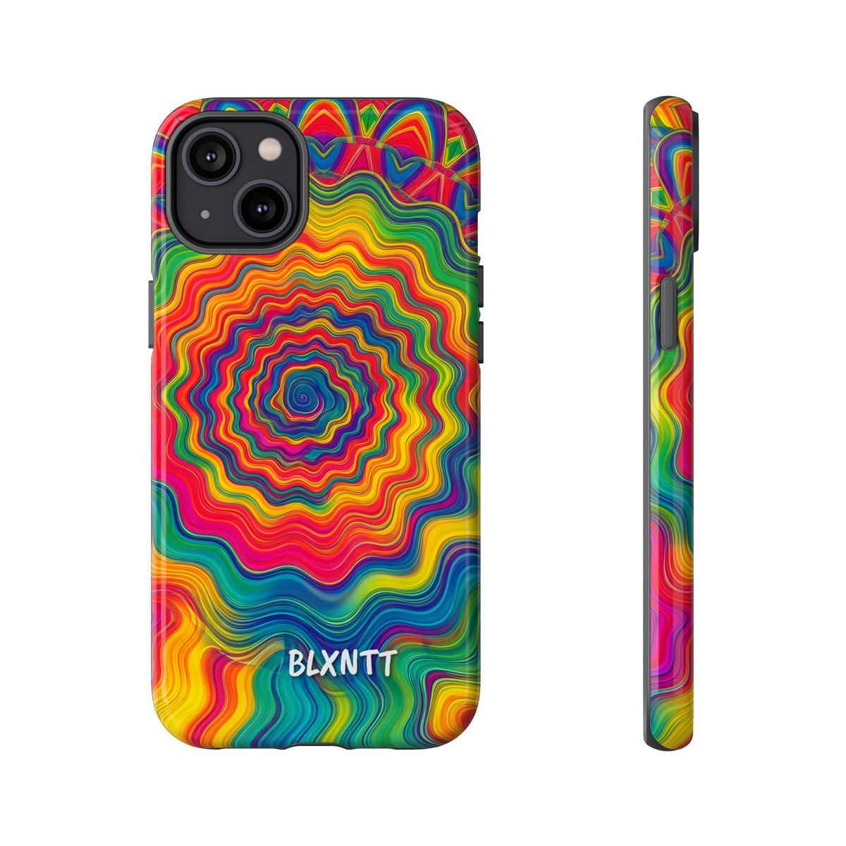 Hypnotic Rainbow Ripple Phone Case