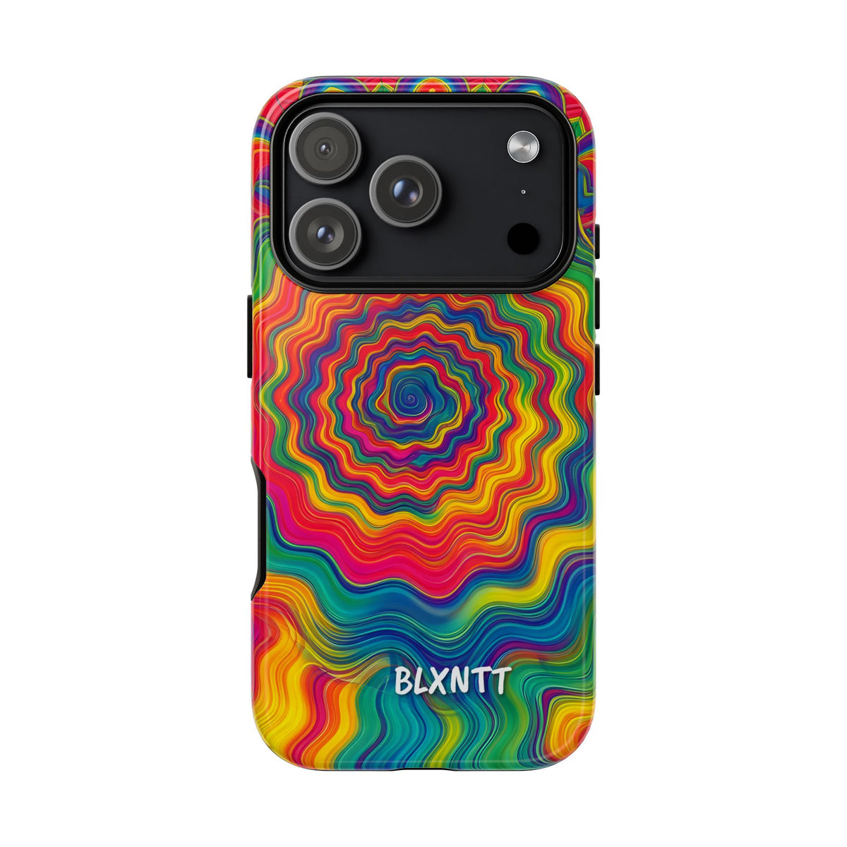 Hypnotic Rainbow Ripple Phone Case