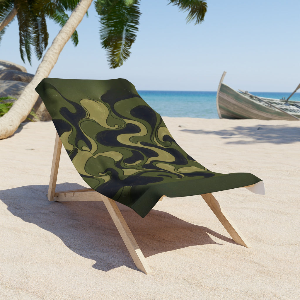 Fillmore Flow - Camo Beach Towel