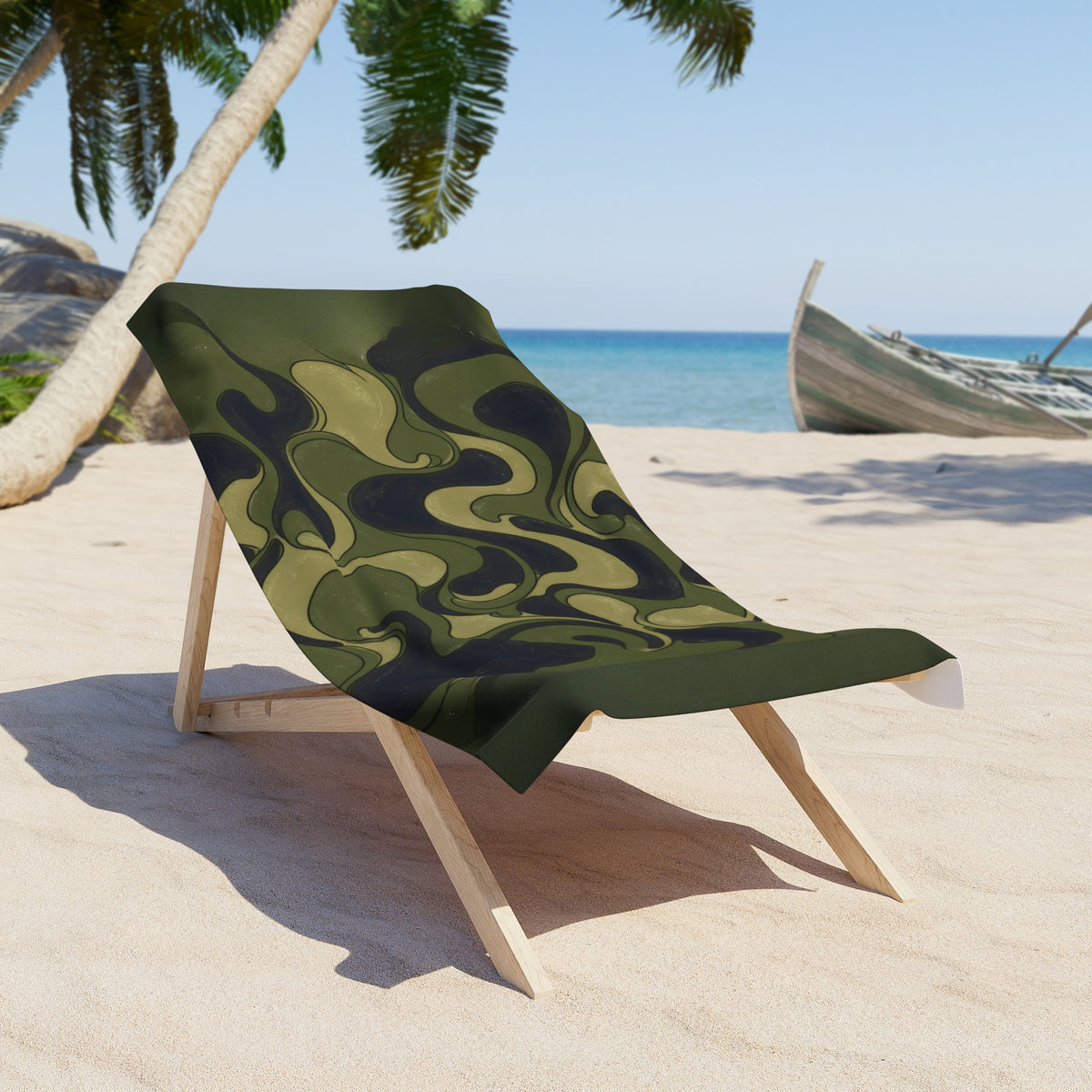 Fillmore Flow - Camo Beach Towel