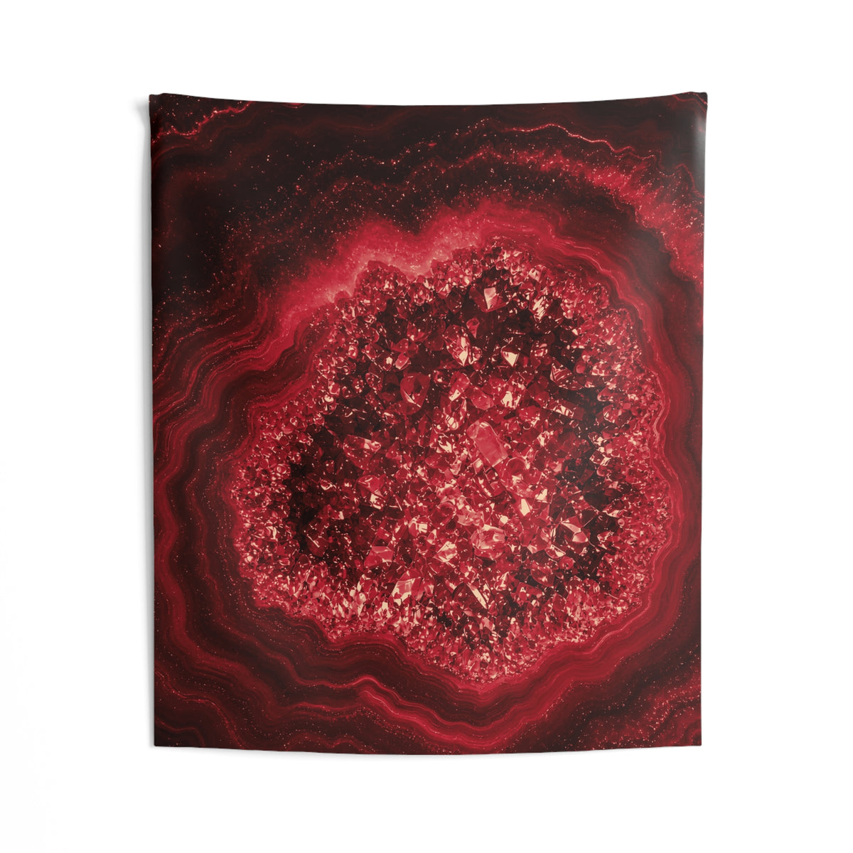 Geode Core - Cherry Cola Tapestry