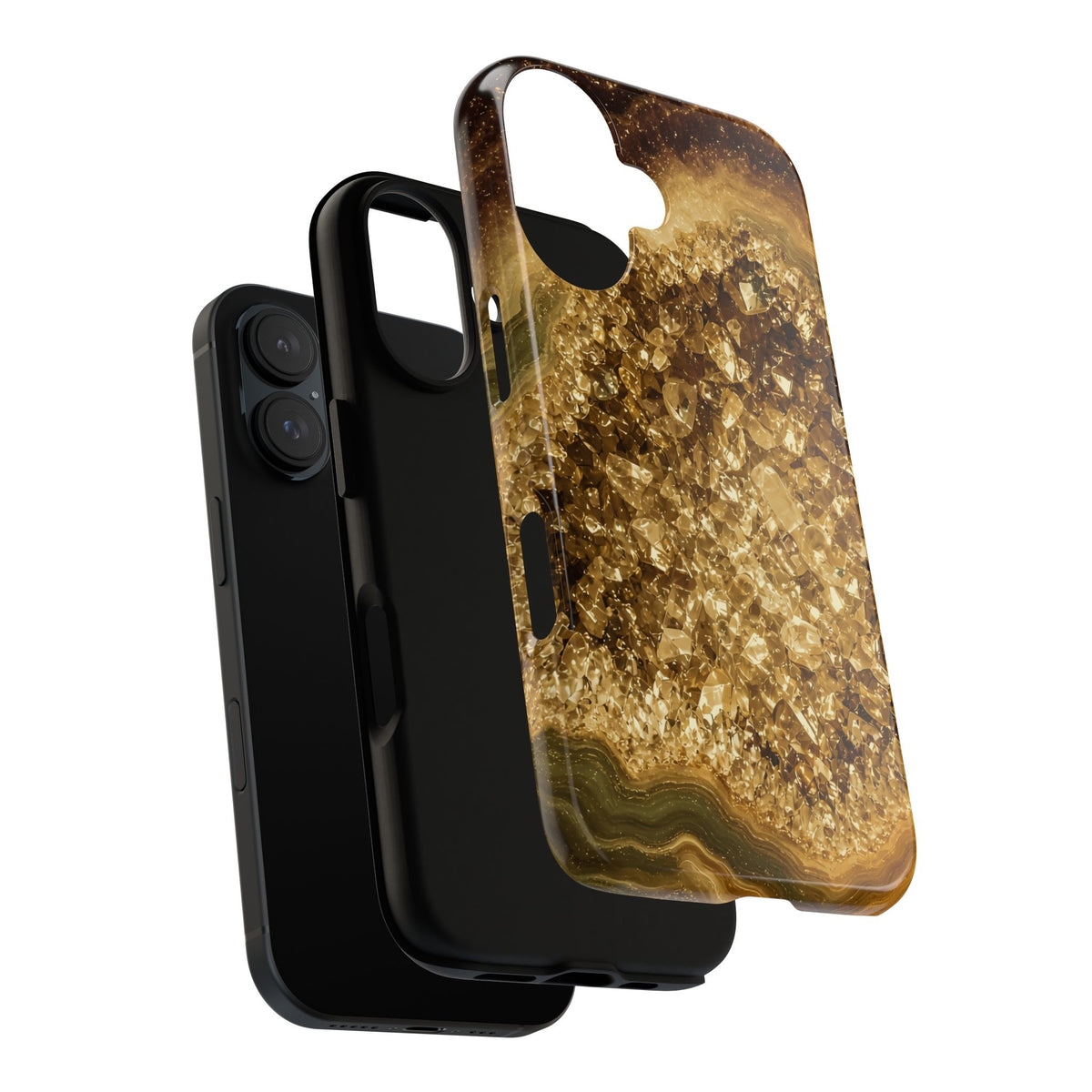 Geode Core - Gold Vein Phone Case