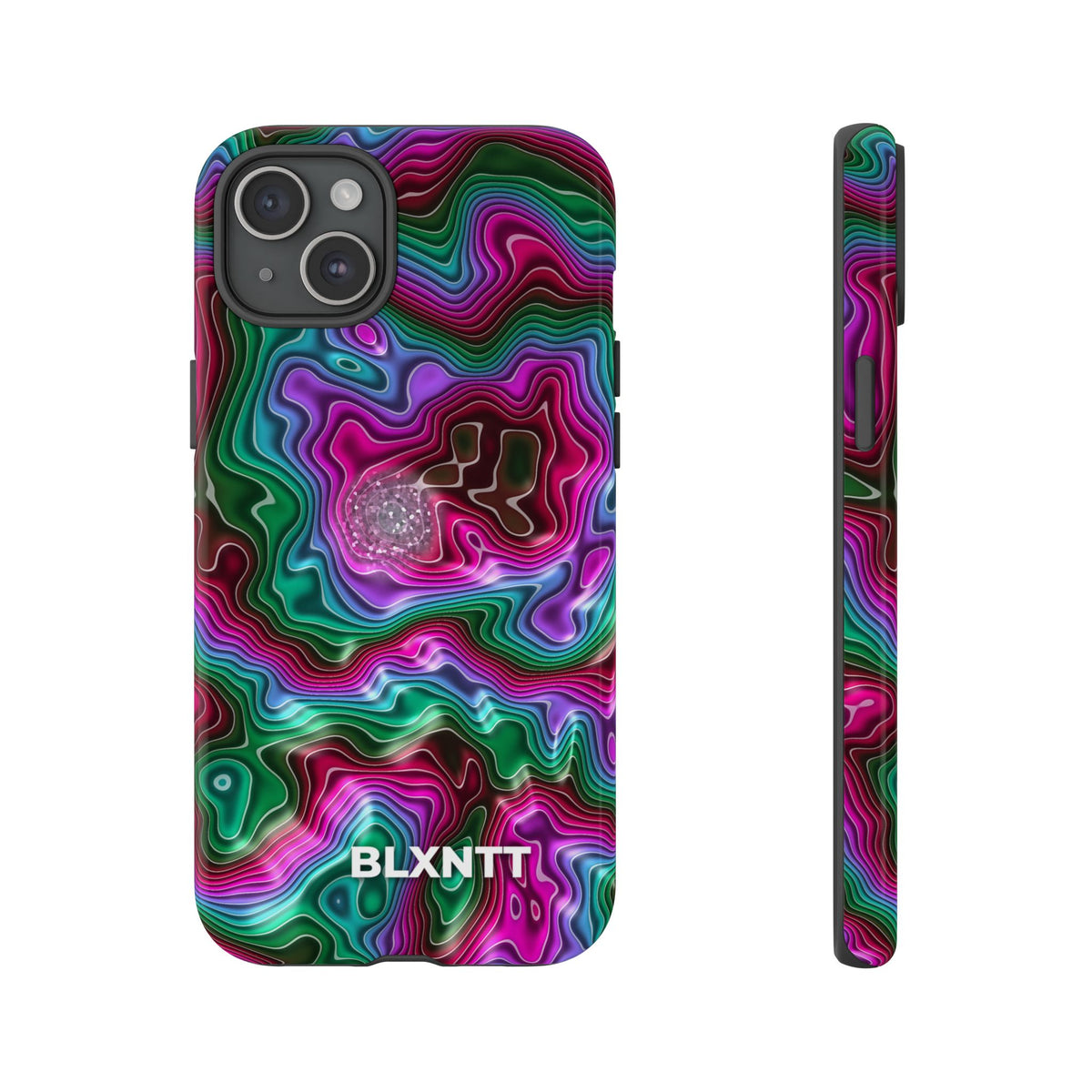 Neon Agate Phone Case