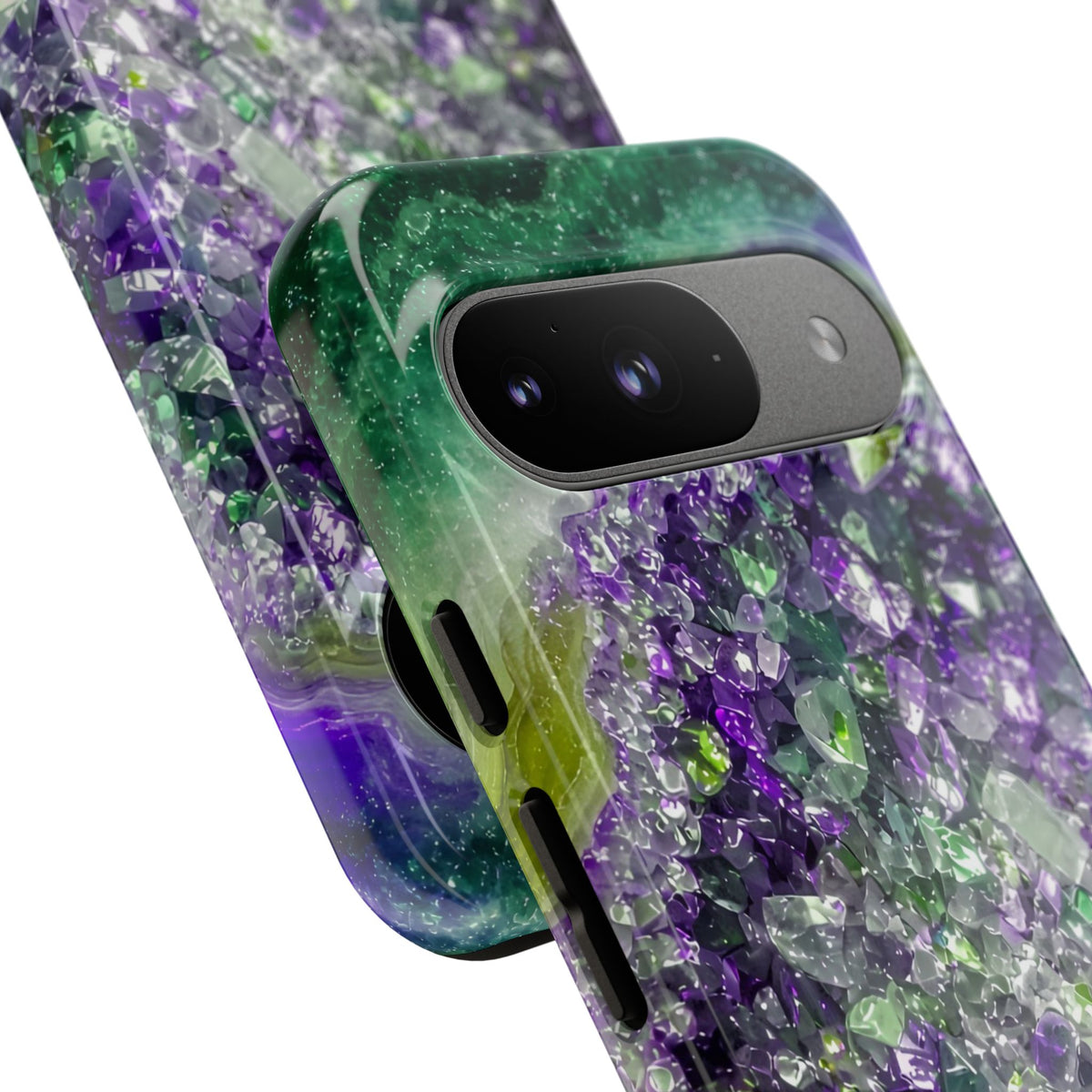 Geode Core - Ruby Emerald Phone Case