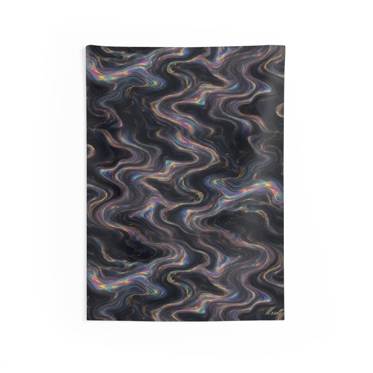 Galaxy Iridescent Marble Tapestry
