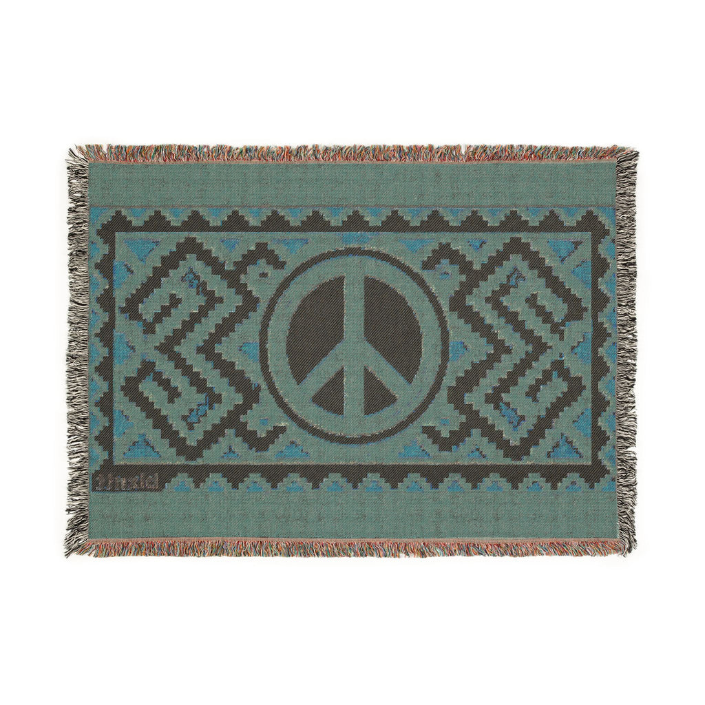 BLXNTT Orange Hippie Woven Blanket #3