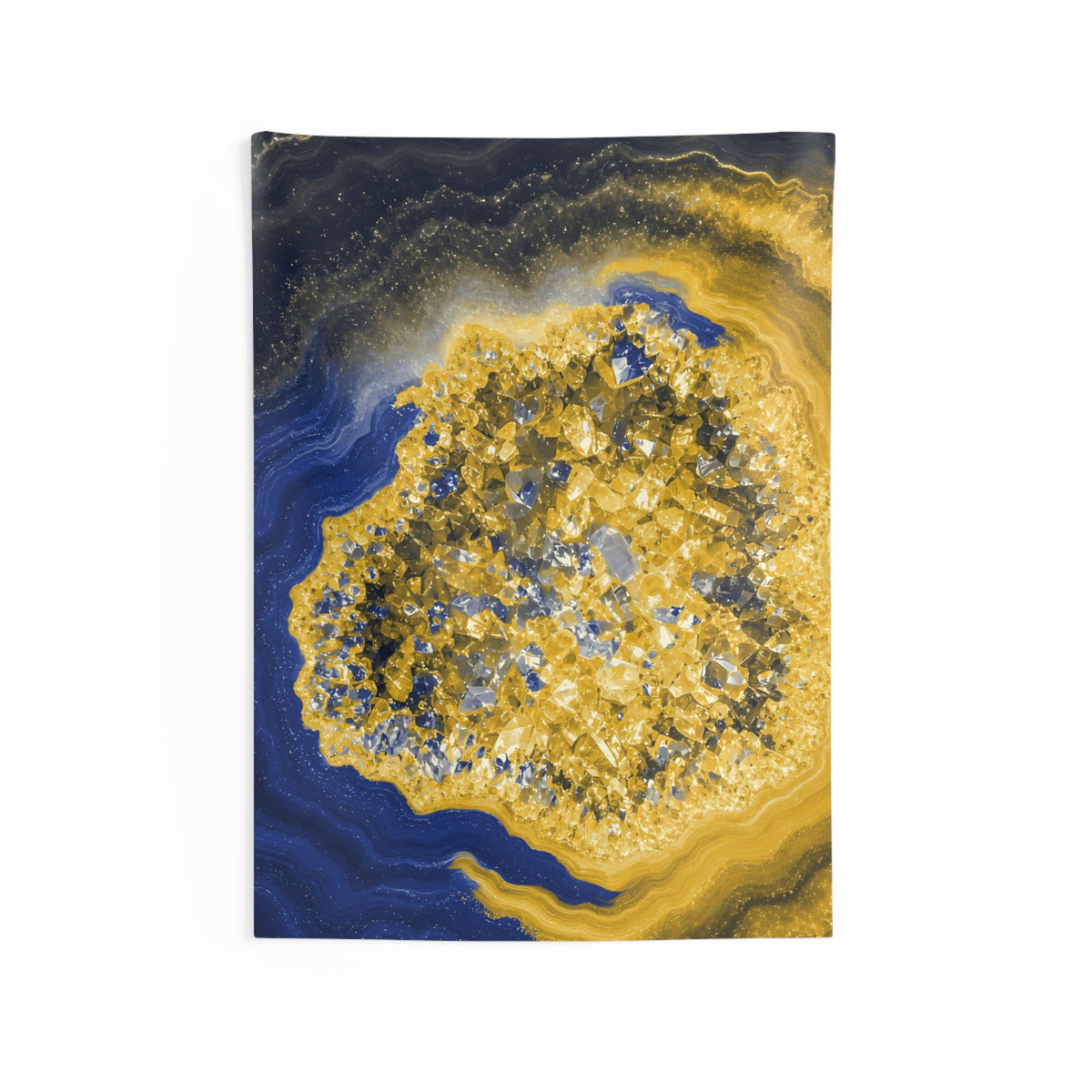 Geode Core - Mustard Navy Tapestry