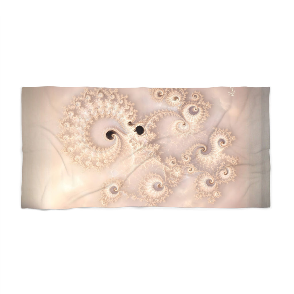Copper Infinity - Champagne Pearl Beach Towel