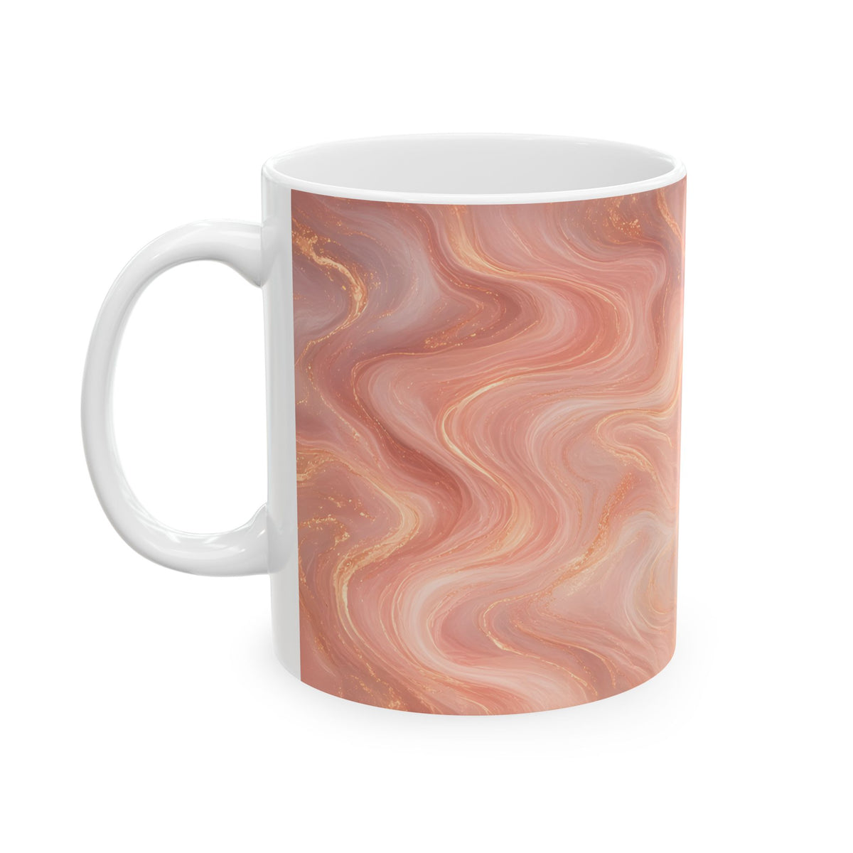 Rose Gold Marble Mug