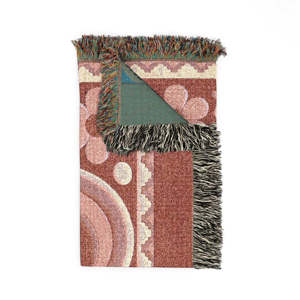 BLXNTT Pink Hippie Woven Blanket #1