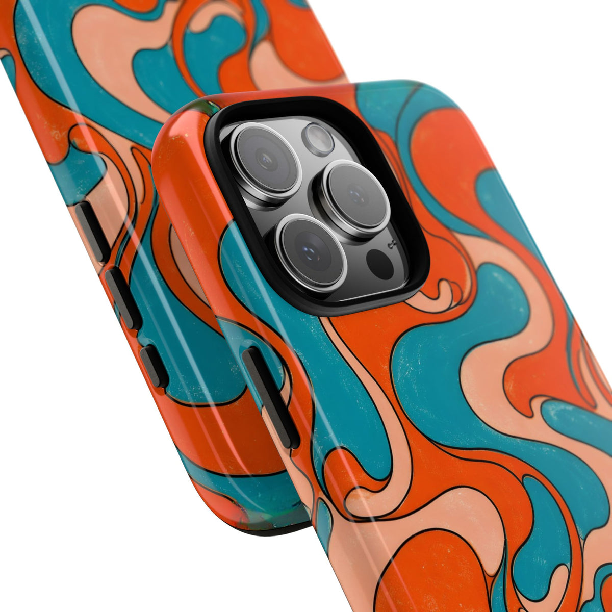 Fillmore Flow - Blood Orange & Teal Phone Case