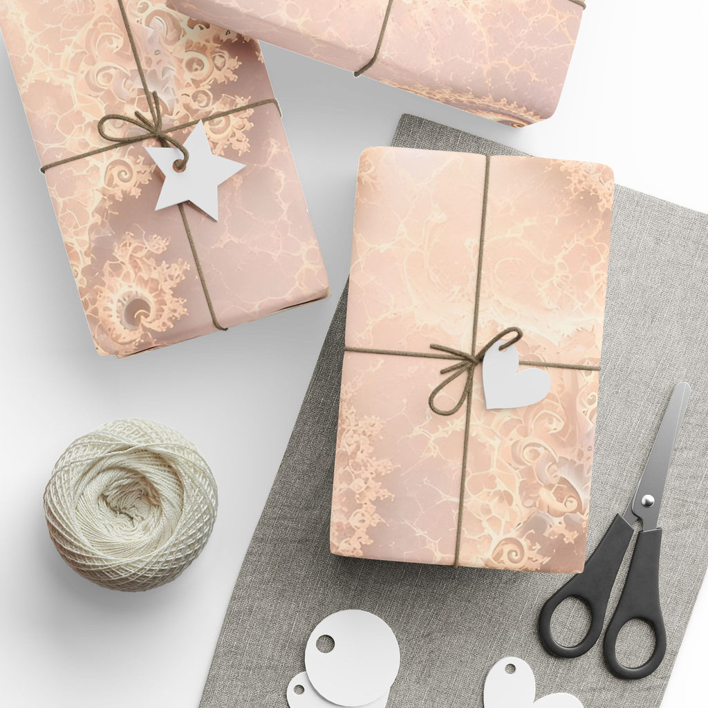 Copper Infinity - Champagne Pearl Wrapping Paper