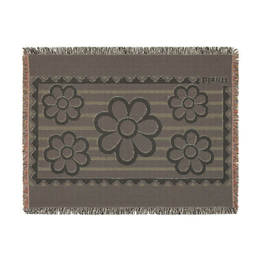 BLXNTT Purple Hippie Woven Blanket #2