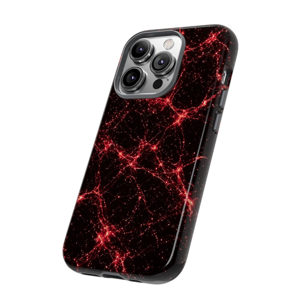 Neon Mycelium - Blood Moon Phone Case