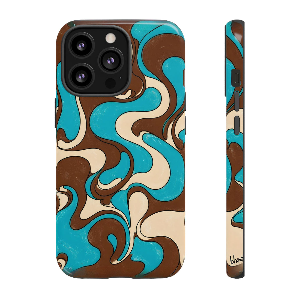 Fillmore Flow - Turquoise & Chocolate Phone Case
