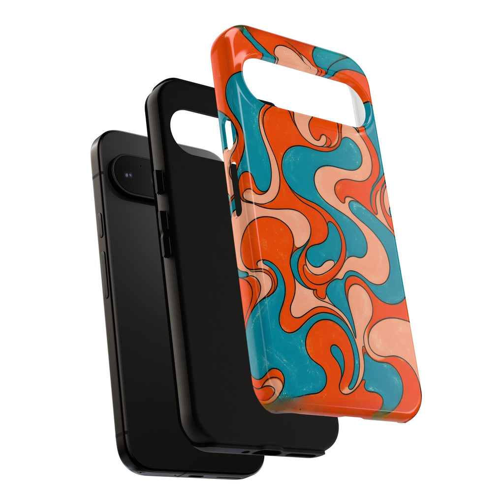 Fillmore Flow - Blood Orange & Teal Phone Case
