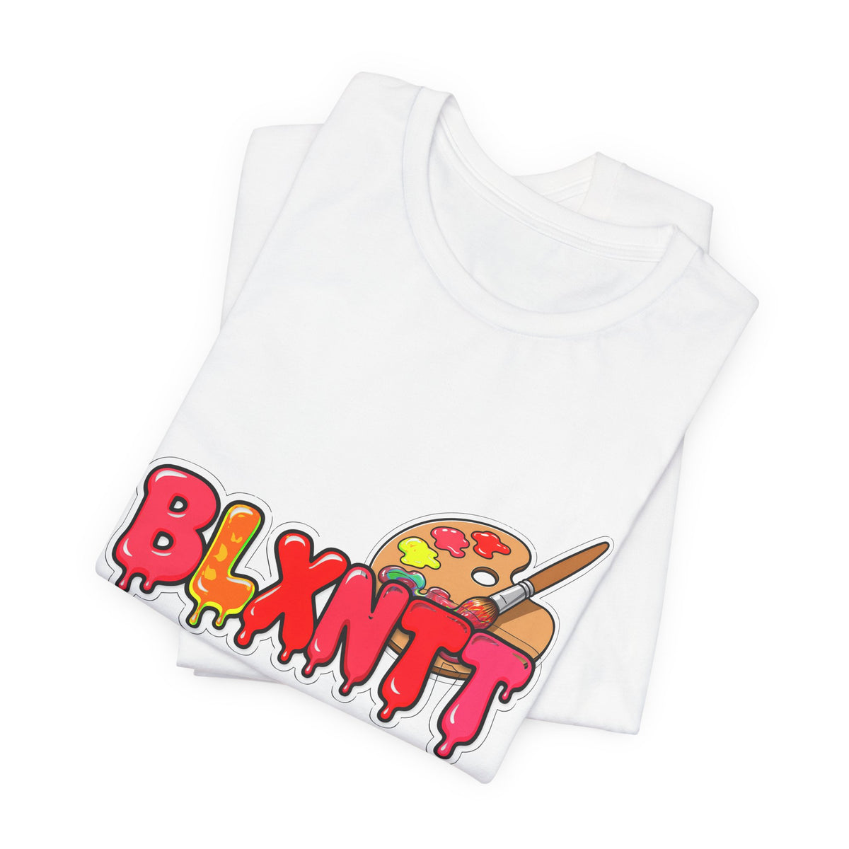 BLXNTT Paint Spill Tee - Red (White)