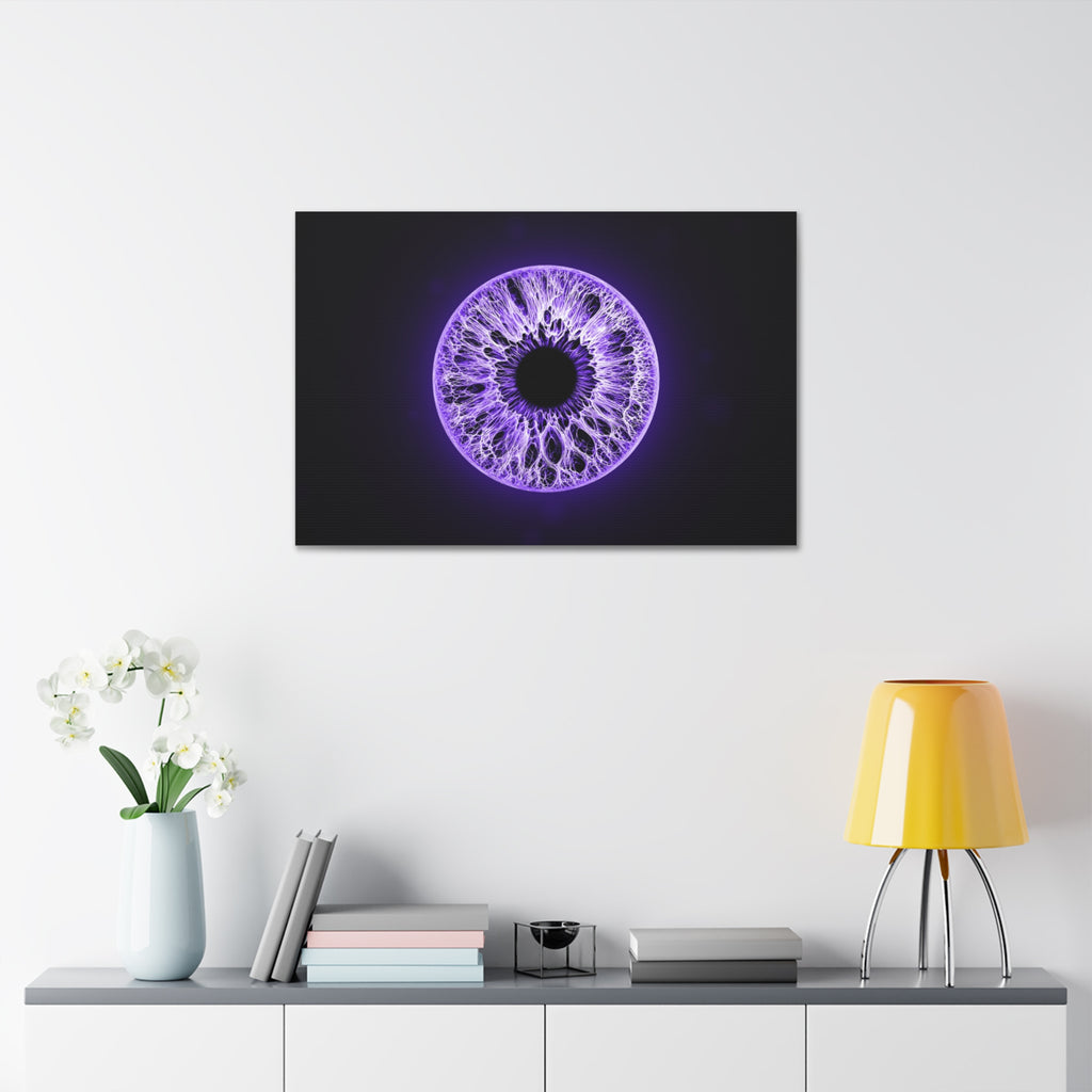 BLXNTT Iris – Lace Web Ultraviolet Glossy Canvas