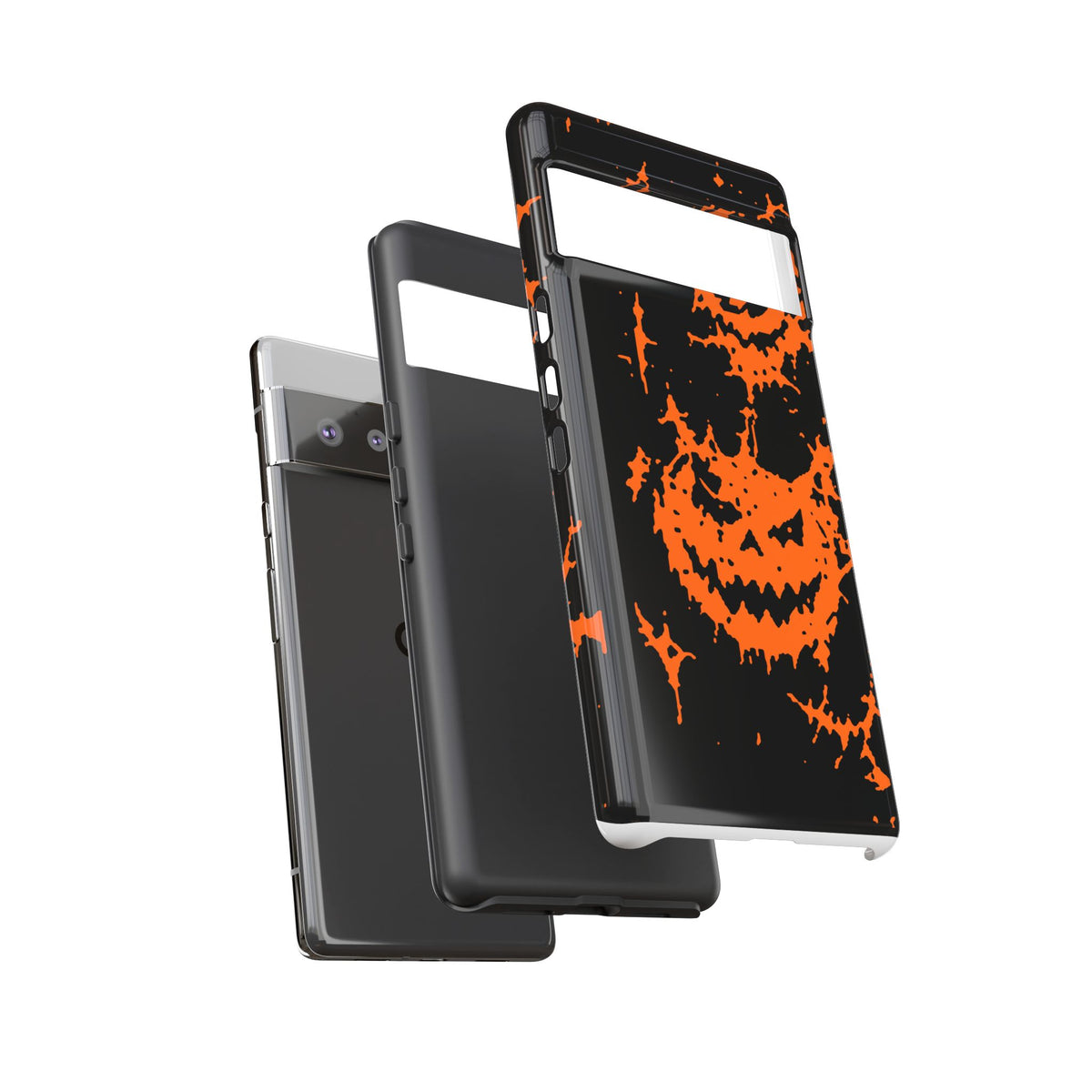 Orange Spiderweb Pumpkin Phone Case
