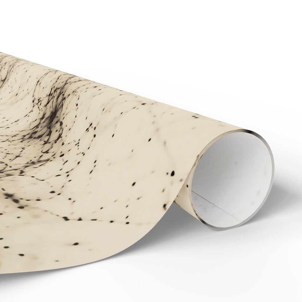 Neon Mycelium - Ink on Paper Wrapping Paper