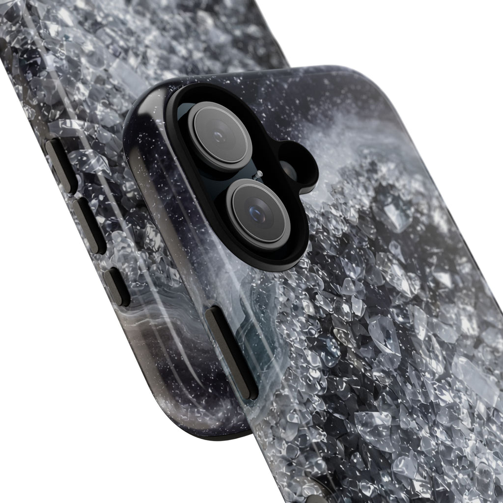 Geode Core - Silver Smoke Phone Case