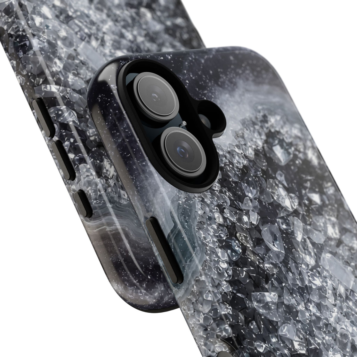 Geode Core - Silver Smoke Phone Case